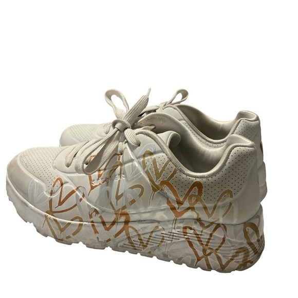 Skechers X Jgoldcrown‎ Sneakers 155523/WTGD Uno - Metallic Love size 4.5 - Picture 1 of 8